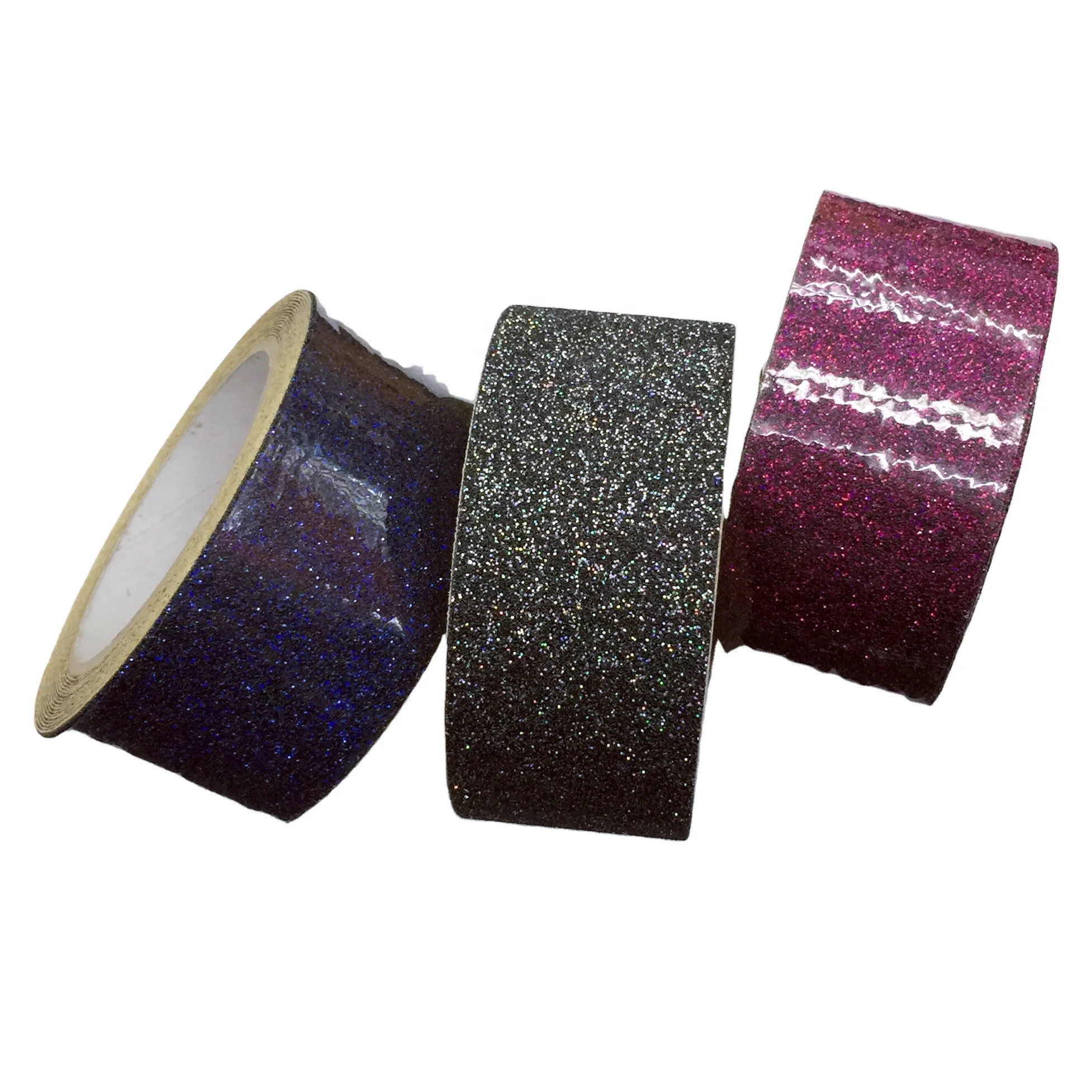 good adhesion bathroom use glitter anti-slip tape high quality  water-proof grey friction adhesive tape