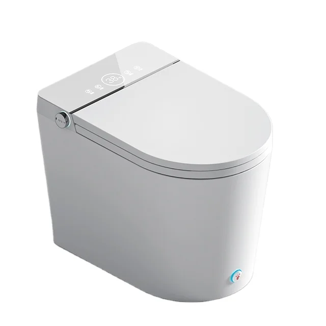 2022 New Design LED Energy Display Floor Smart Toilet Mini Flushing Intelligent Bathroom Toilet Wc