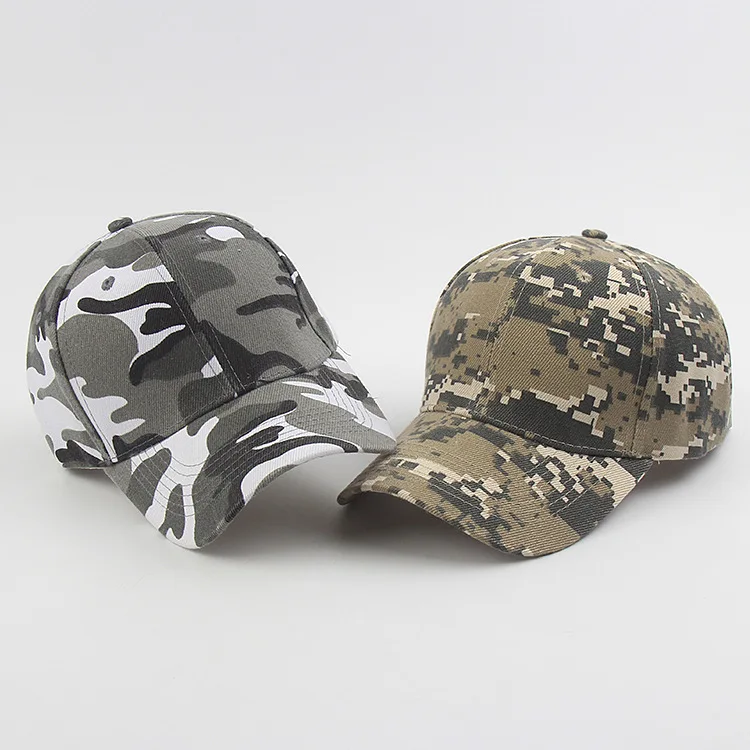 logo custom embroidery Camouflage army green sports cap hiking baseball hat unisex