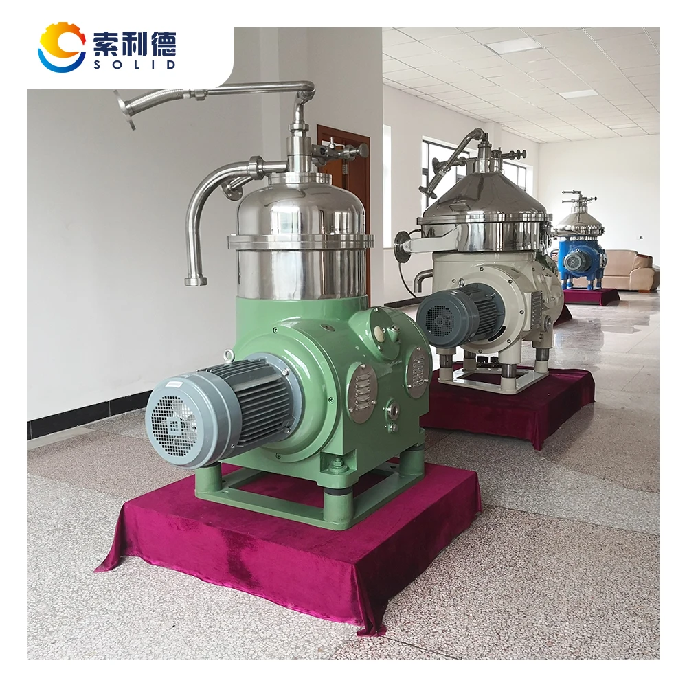 DHZ550 Hot Sale Cottonseed Rice Bran Sunflower Corn Soybean Oil Disc Separator Centrifuge