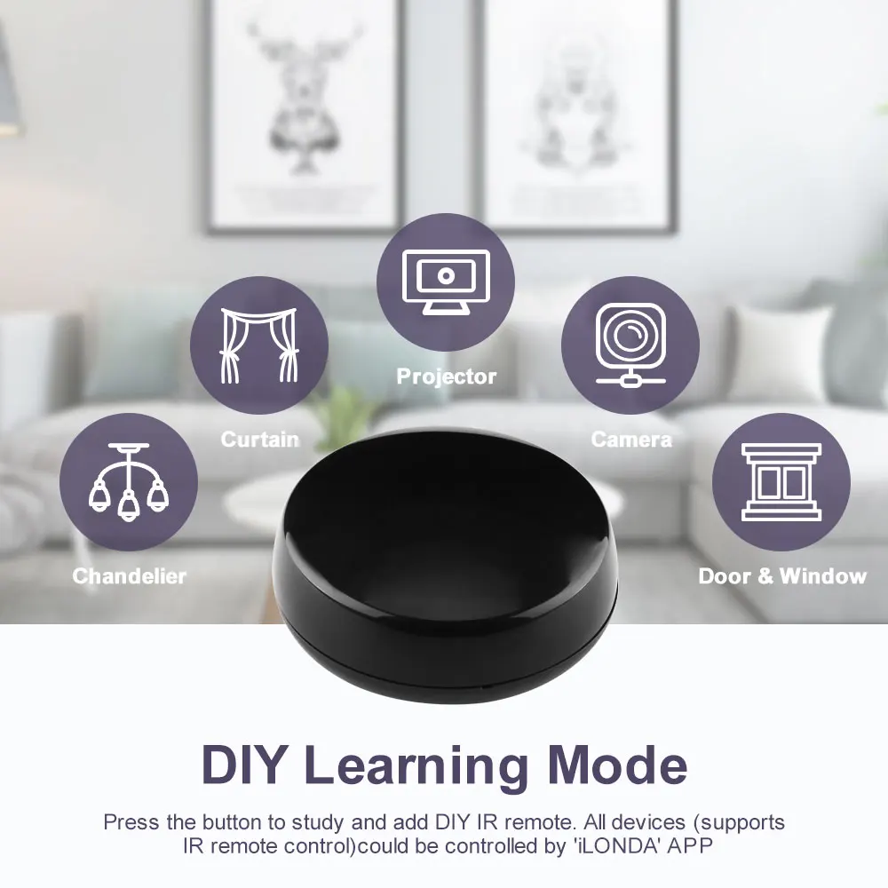 Google Alexa Remote Controller for TV air conditioner Fan WiFi IR Hub Universal Controller