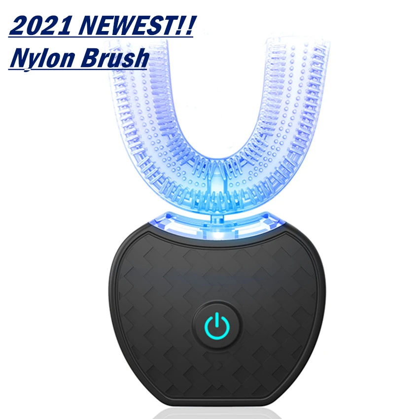 New Arrivals U Shaped Dupont Nylon Electric Tooth Brush 360 Automatic Toothbrush