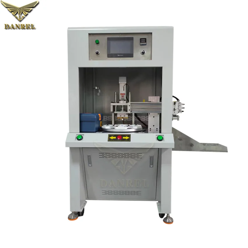 Equipped with Robot Arm High Speed Fully Automatic Rotary Table Heat Staking Machine for Threaded Brass Inserts