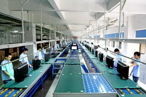 Professional new TV laptop assembly line customer made TV laptop conveyor belt production line
