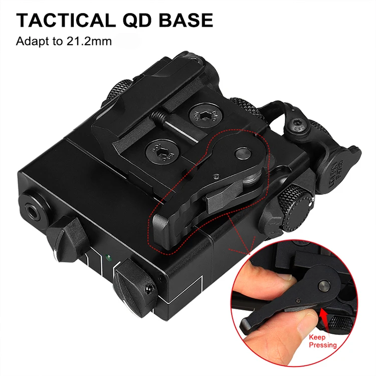Canis High-end DB-AL A2 flashlight optic light with IR and La-ser easy to point at target 15-0137