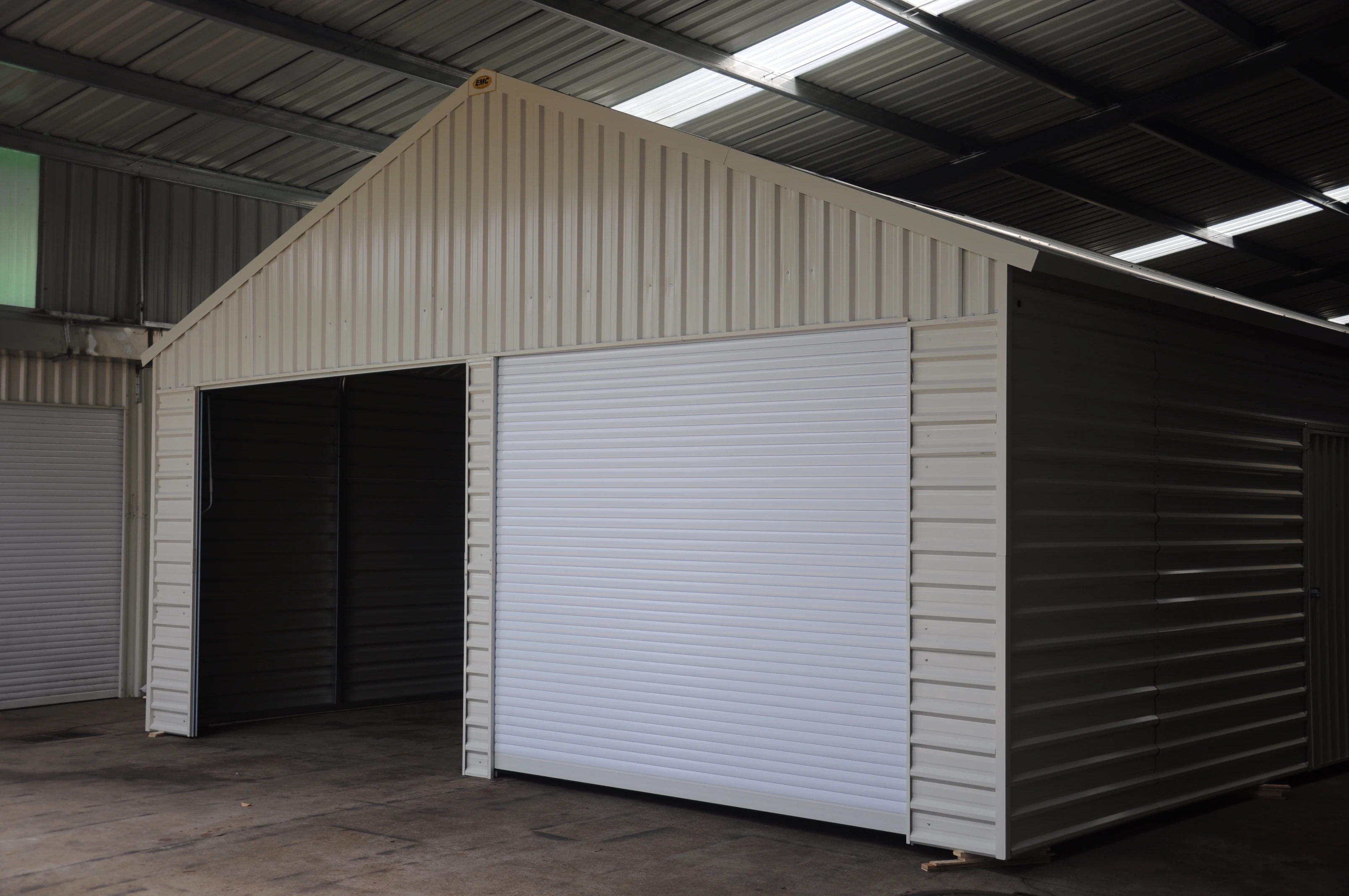 SG2119-H250-2ER/H 21 X 19 ft Waterproof  Metal Garage Easy Assemble Steel Garage Steel Structure  2 Car Garage