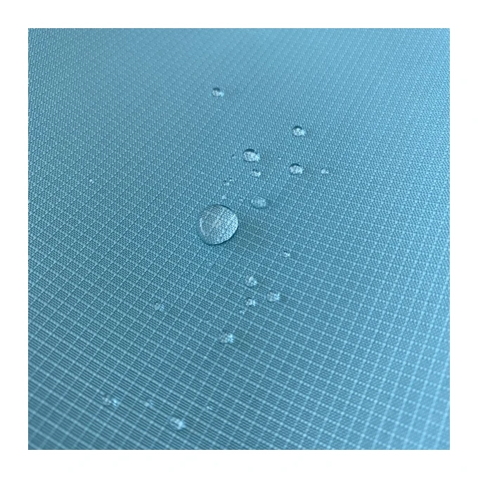150D, хорошая производительность, небесно-Голубая полиуретановая Водонепроницаемая 100% нейлоновая ткань Ripstop для багажа