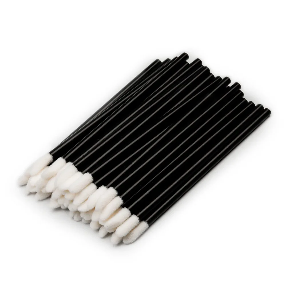 Wholesale 50Pcs/Bag Disposable Lip Applicator Brush Lipstick Scrub Gloss Makeup Brush Make Up Tool