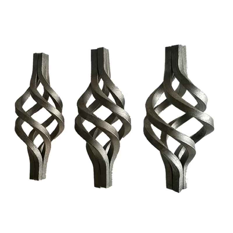 Wrought iron component scrolls forged iron cages/baskets