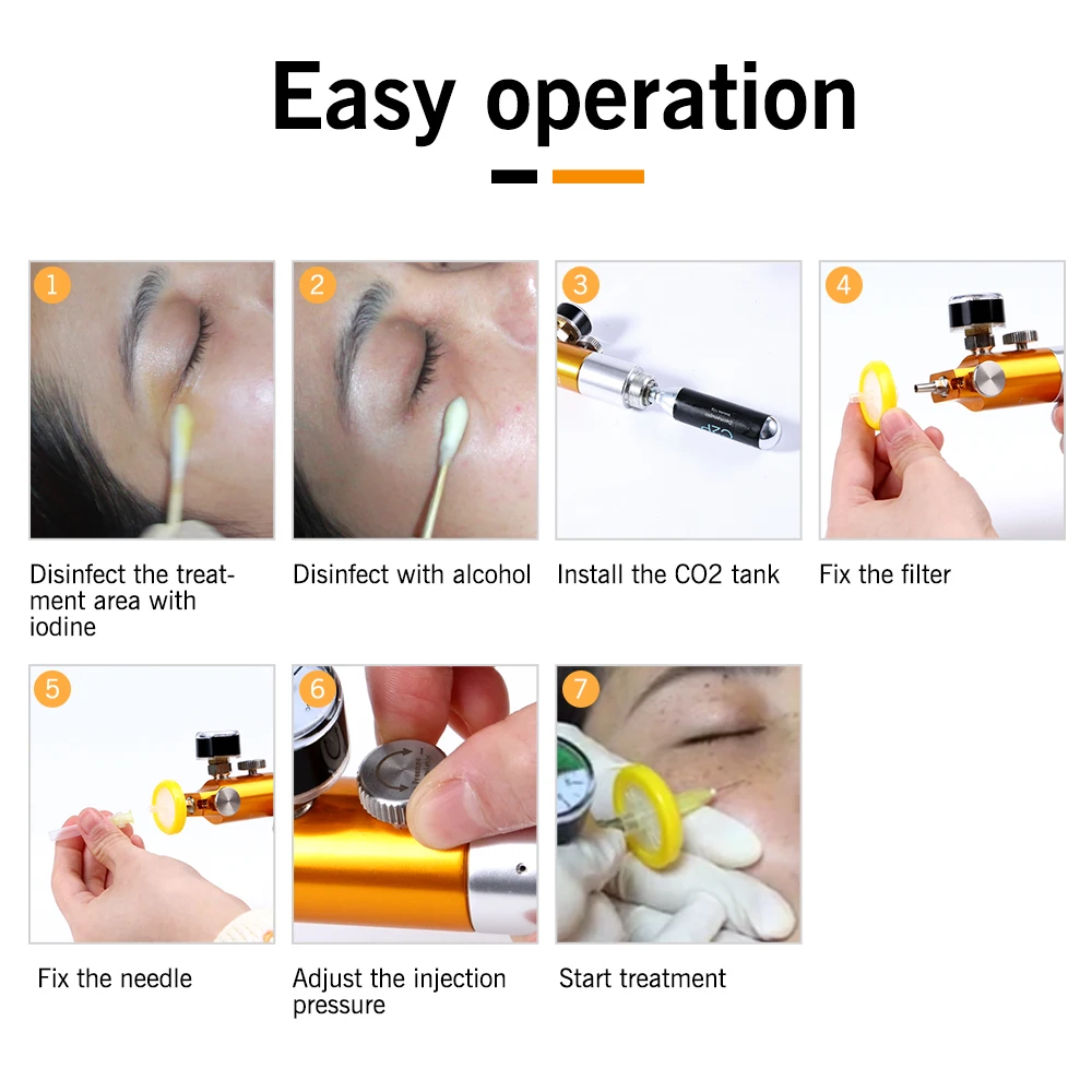 Professional beauty equipment Portable cdt co2 carboxytherapy machine