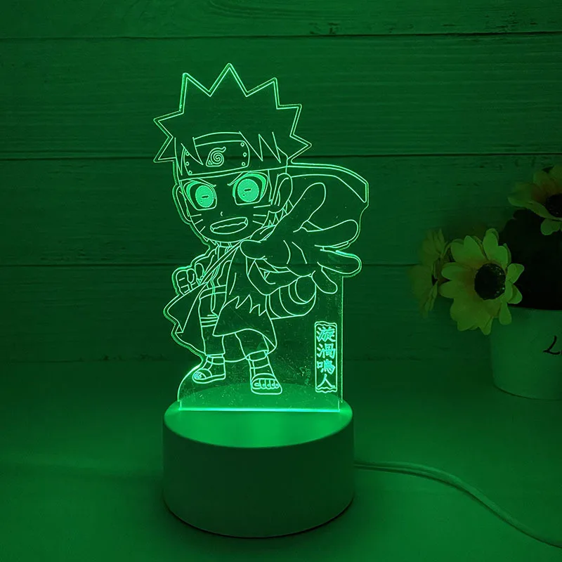 7 Color Changing Table Lamp Factory Wholesale Warm Light 3D Illusion Acrylic Night Light 3D Lamp