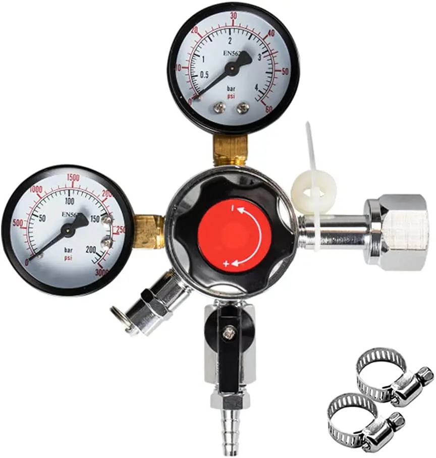 0-60PSI регулятор рабочего давления для пивной бочки резервуара CO2 с