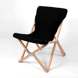 modern camping outdoor foldable solid wooden garden chairs nordic garden wood chair durable folding camping picnic wood chairs