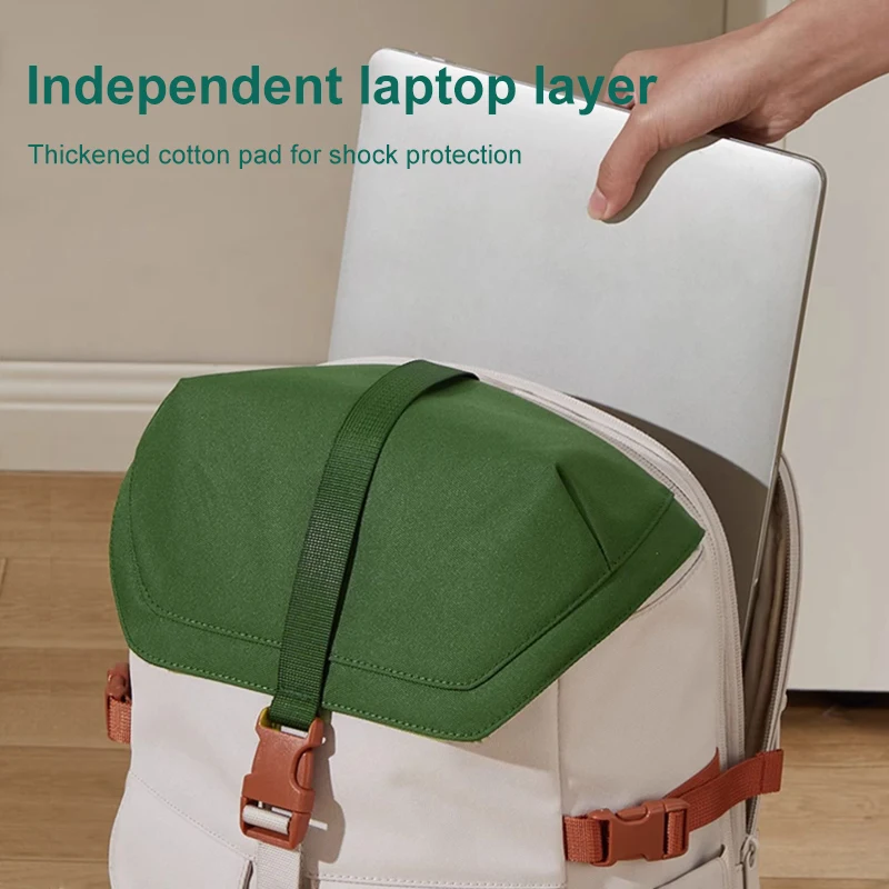 600D waterproof fabric multifunctional pocket separate laptop layer hiking casual student backpack travel bags
