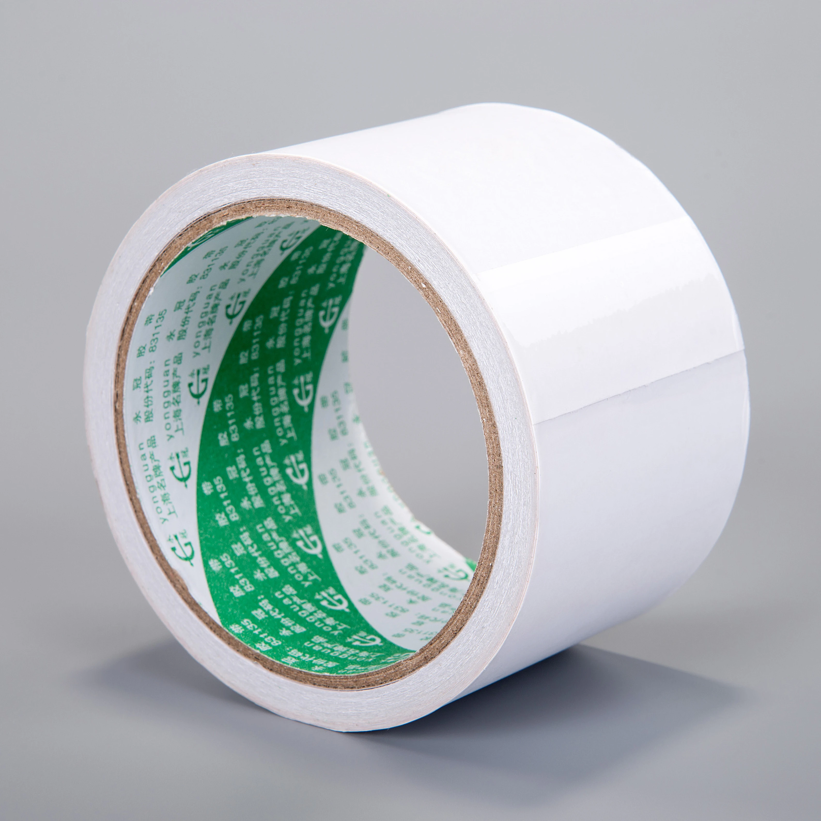 Recyclable Self Adhesive White Back Double Sided Coated Paper Tissue Tape With Acrylic Solvent