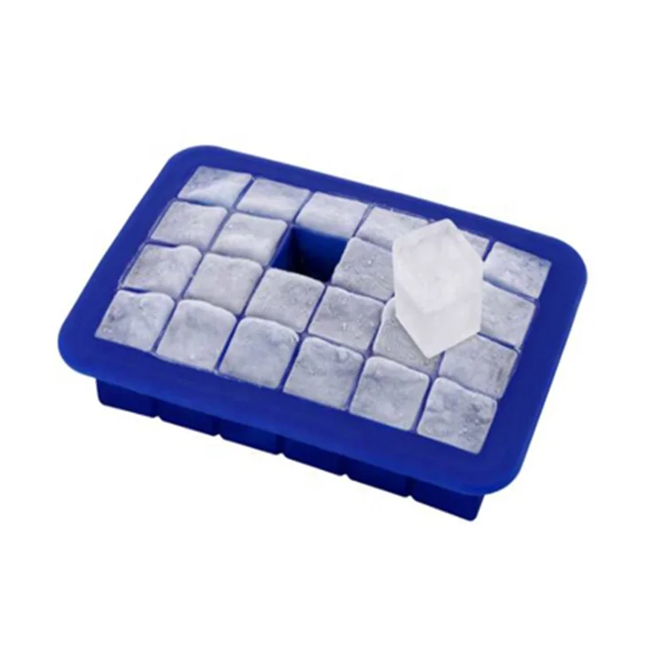 1 дюйм 24 Отверстия поднос для кубиков льда из пищевого силикона домашнего использования