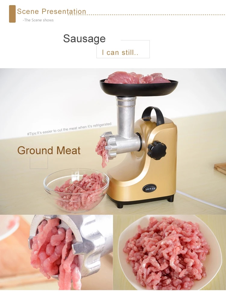New 2022 electric multifunctional coconut burger meat grinder