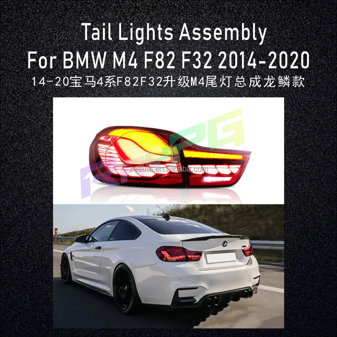 RayPG Factory Start up Animation DRL 2014-2020 rear lamp f33 f36 f83 f32 f82 gts oled style tail lights For bmw M4
