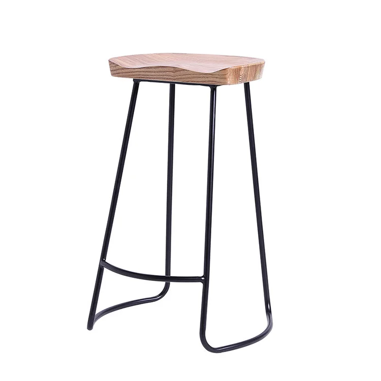 2022 New Design Dining Room Ghost Bar Stool Home Classic Wooden Bar Stool