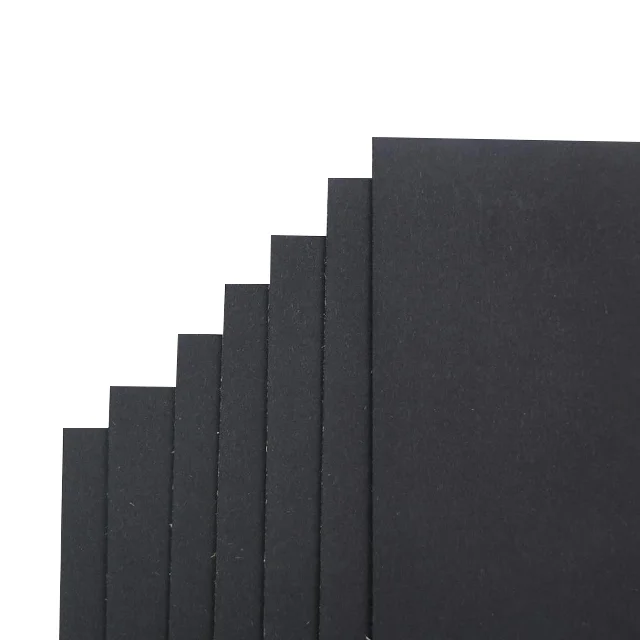 Жесткость написания на черной бумаге raw black ядро бумажной доски 400gsm 450 gsm 500gsm