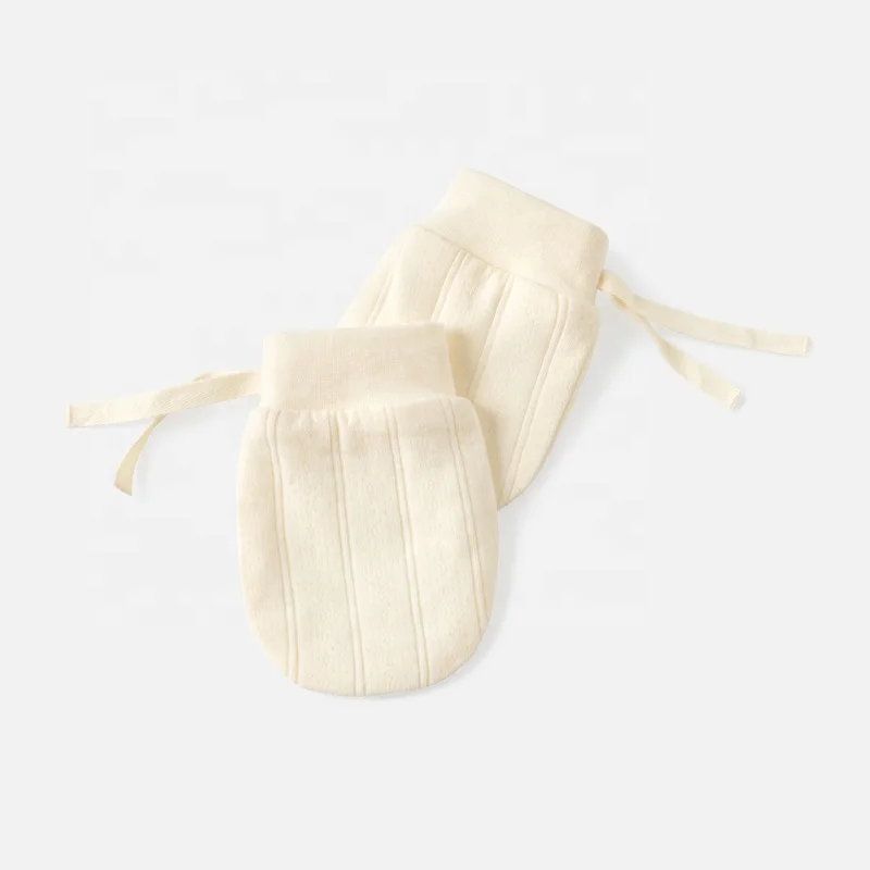 Варежки для новорожденных из муслина с защитой от царапин BUK-Four Seasons