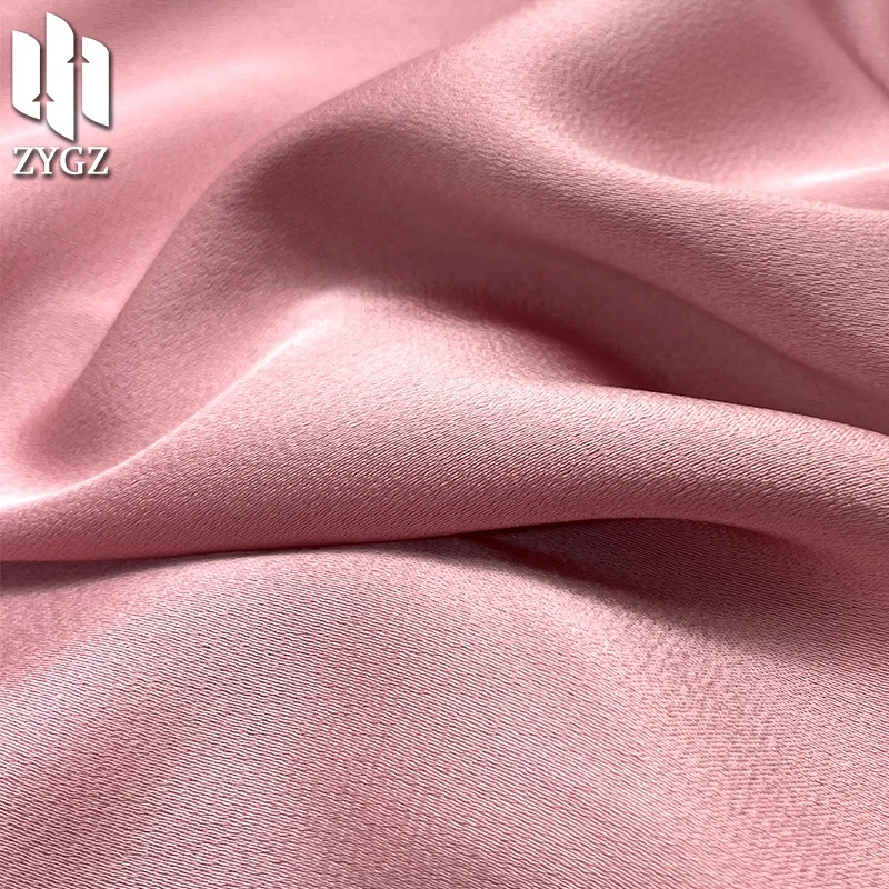 Polyester satin fabric imitation acetic acid texture matte pendant dress dress fabric wholesale