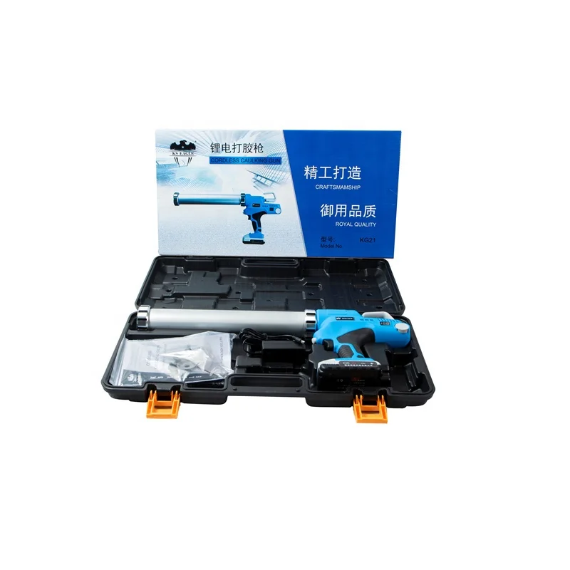 Durable Lithium Battery Powerful and Time-saving Automatic Glue Back  21V 1500mAh Electric Cordless Adhesive Caulking Guns