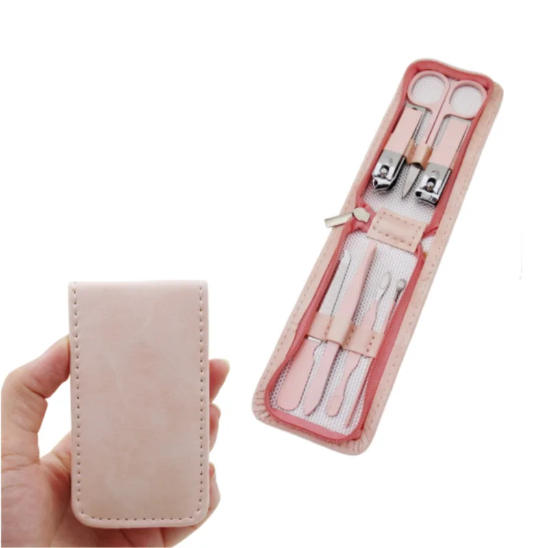 7 Pcs Private Label Ladies Manicure Nail Pedicure Tool Set Kit Manufacturer,manicure pedicure set