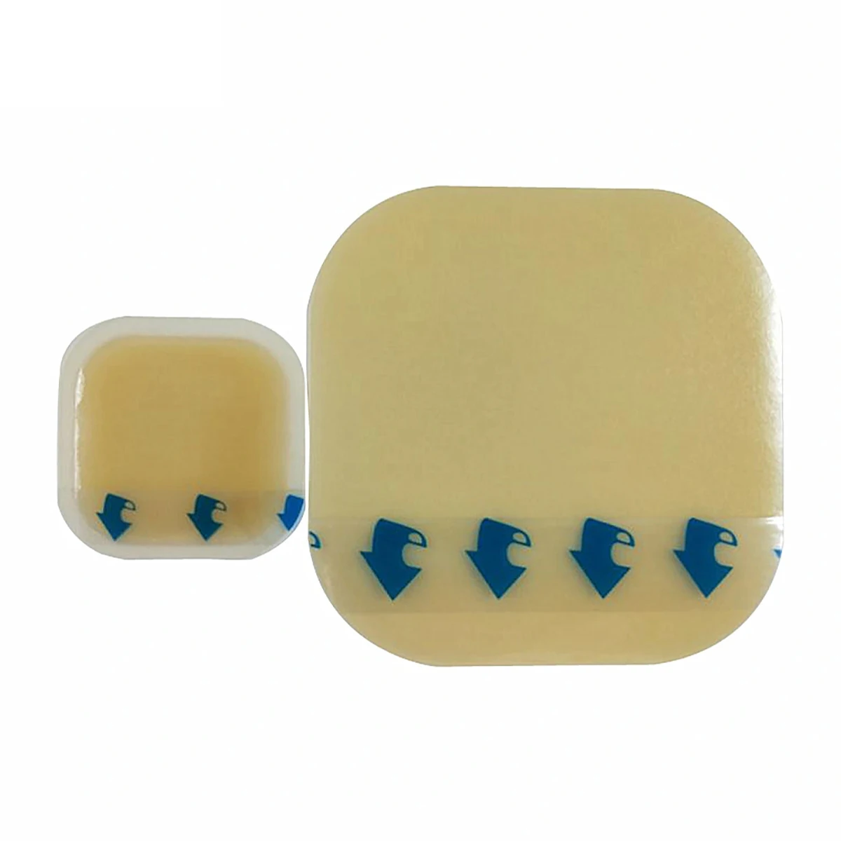 Medical Hydrocolloid Self-Adhesive Wound Dressings Border Adhesive Bandages Burn Wound Patches Surgical Healing Gel Cushions