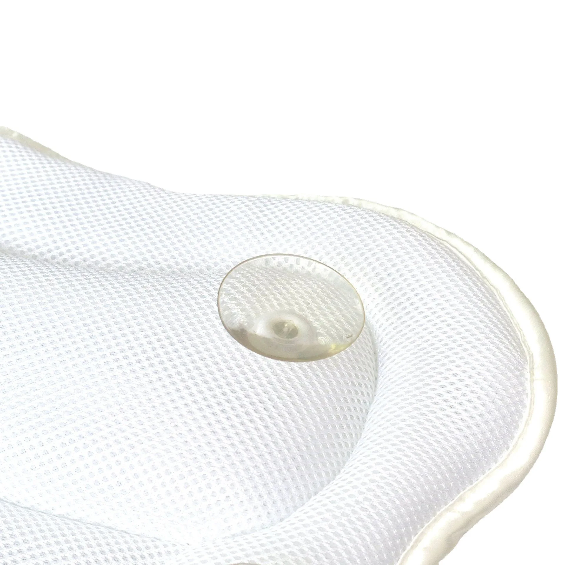 2023 Factory Hot sale Washable Bath Tub Neck Pillow with Strong Non-Slip Suction Cups soft Bath Spa Pillows Headrest