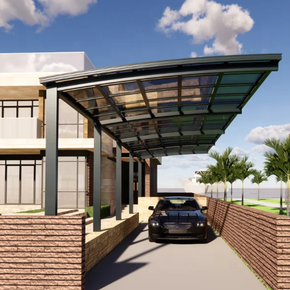 Outdoor Aluminum Carport Garages With Polycarbonate Roofs Polycarbonate Canopy Vehicle   Shelther Car Port Canopy
