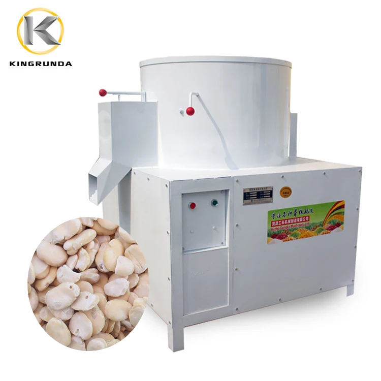 Dry way faba/broad bean peeling machine bean skin remove machine