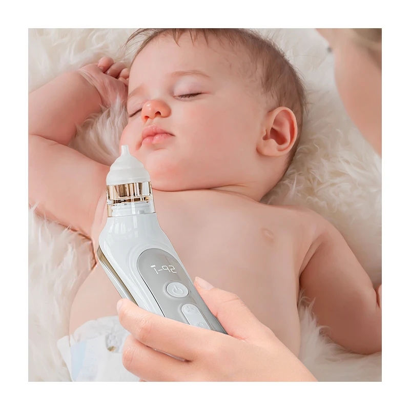 New Design Electronic Vacuum Nose Cleaner Mucus Extractor Nasal Aspirator For Babies