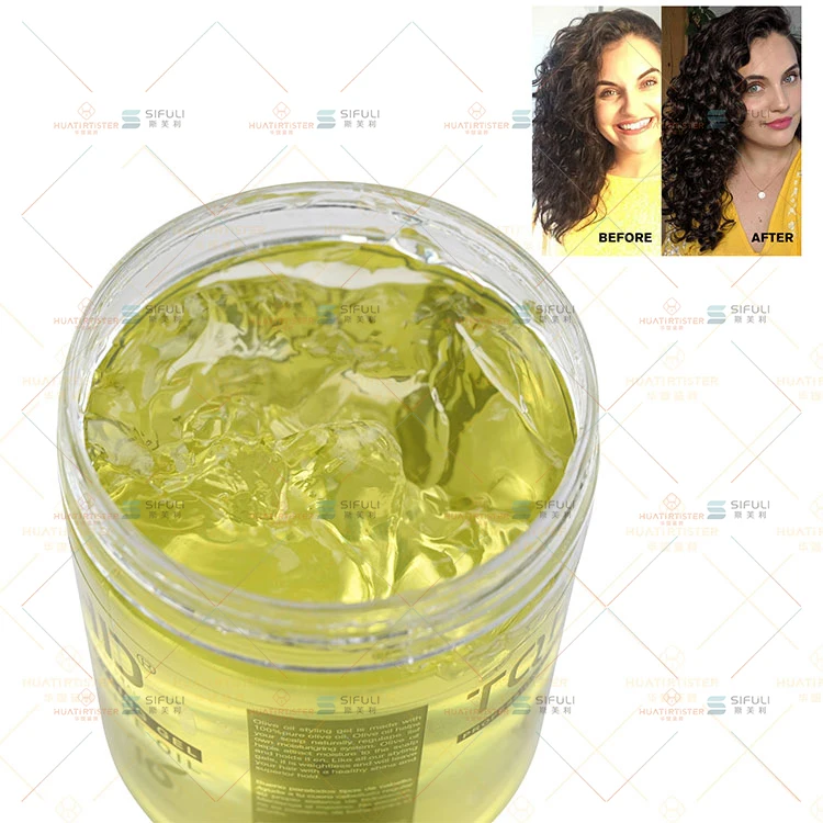 TQHD Nourishes And Repairs Weightless Style Hair Curly Gel For Women Coarse Hair EDGE CONTROL GEL For Black Peoples