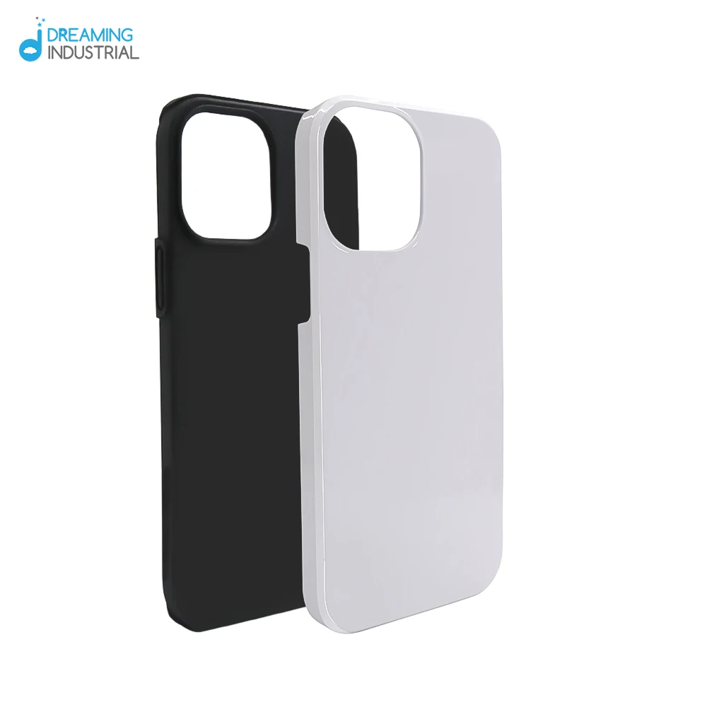 Print on demand 2 in 1 tough case sublimation 3d tough cases  DIY Shockproof Customized 2 in 1 heavy duty cases glossy/ matte