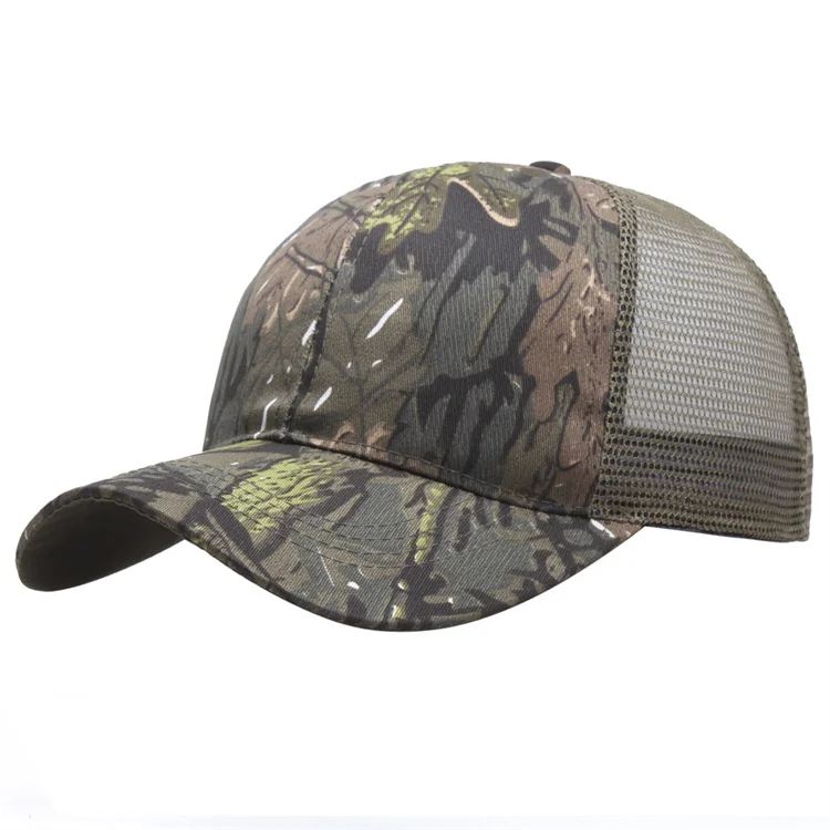 Factory Oem Fashion Customizable Camouflage Outdoor Sport Hats Multiple Styles Logo Choice Baseball Caps