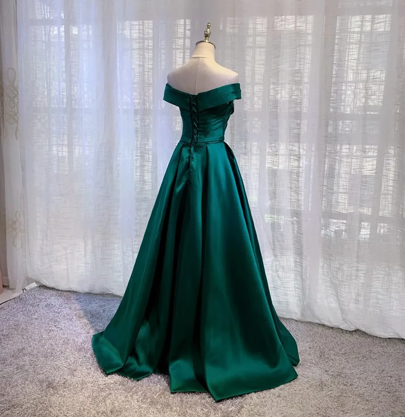 Factory price a-line turkish evening dresses formal gowns evening dresses long ball gown green dresses women evening elegant