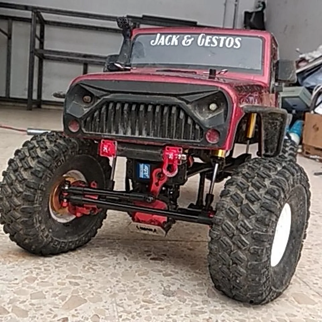 RC Car CNC Metal Front / Rear Axle with Protector for 1:10 RC Crawler Car Axial SCX10 II 90046 90047