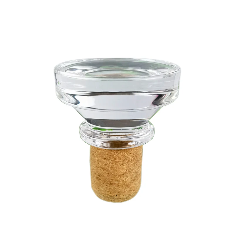 Innovative Whisky Sealed Wine Bottle Stopper Glass Brandy Cork Bottle Stopper Crystal Wine Stopper