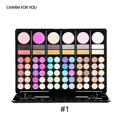 78 Colors Matte Eye shadow Press Palette Glitter Eyeshadow Nude Cosmetic Kit Makeup Tool Kits for Girls Cosmetic maquillaje