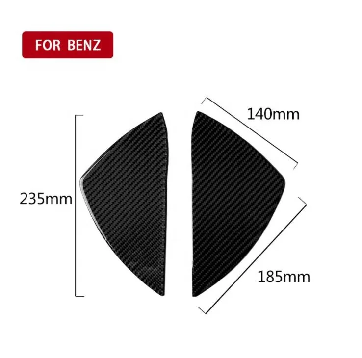 Front Door Groove Cover Carbon Fiber Sticker Accessory For C Class W204 07-13 Interior Decorative Trim