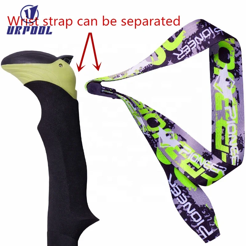 Folding Shock-Resistant Adjustable Trekking Pole Climbing Walking hiking stick