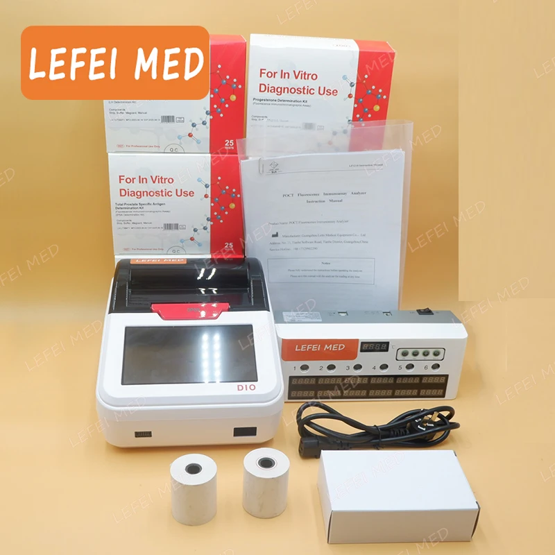 LF1210  hba1c poct equipment poct veterinary Hormone, T3,T4,TSH,FT4 and HbA1c POCT  immunoassay analyzer automatic