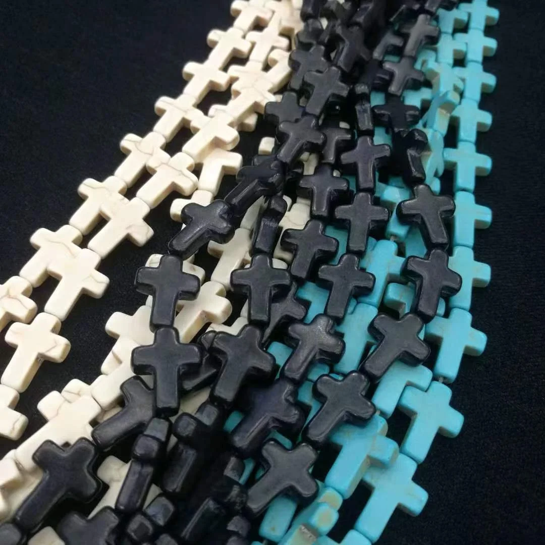 9*13mm, 12*18mm leaf white and blue natural gemstone turquoise beads