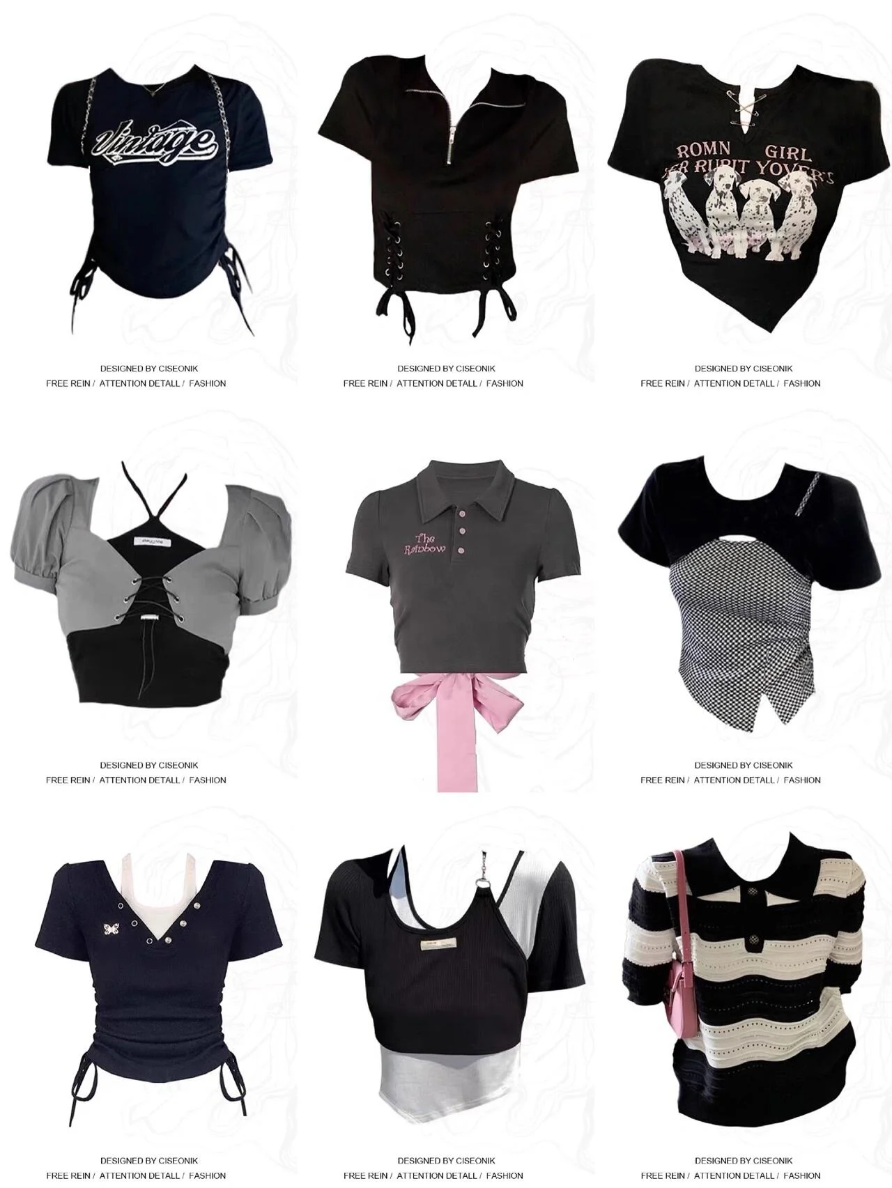 Wholesale versatile slimming short tops summer tight fitting short sleeves factory direct sales