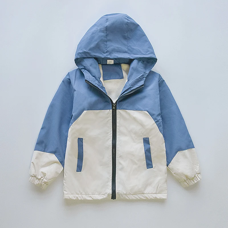 Korean Version One-Piece Fleece Jacket New Style Assault Suit for Boys Zipper Closure for Spring and Autumn