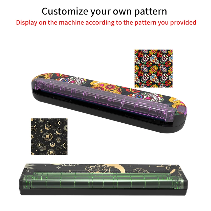 Изготовленная на заказ машина передачи татуировки и коробка упаковки