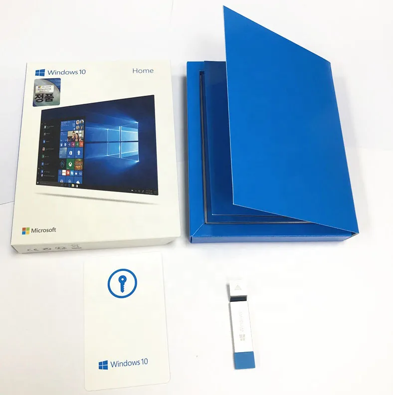  Абсолютно используемый Windows 10 Home Microsoft Win10 Розничная коробка 64 бит 3 0 USB флэш-накопитель Win Pro ключ
