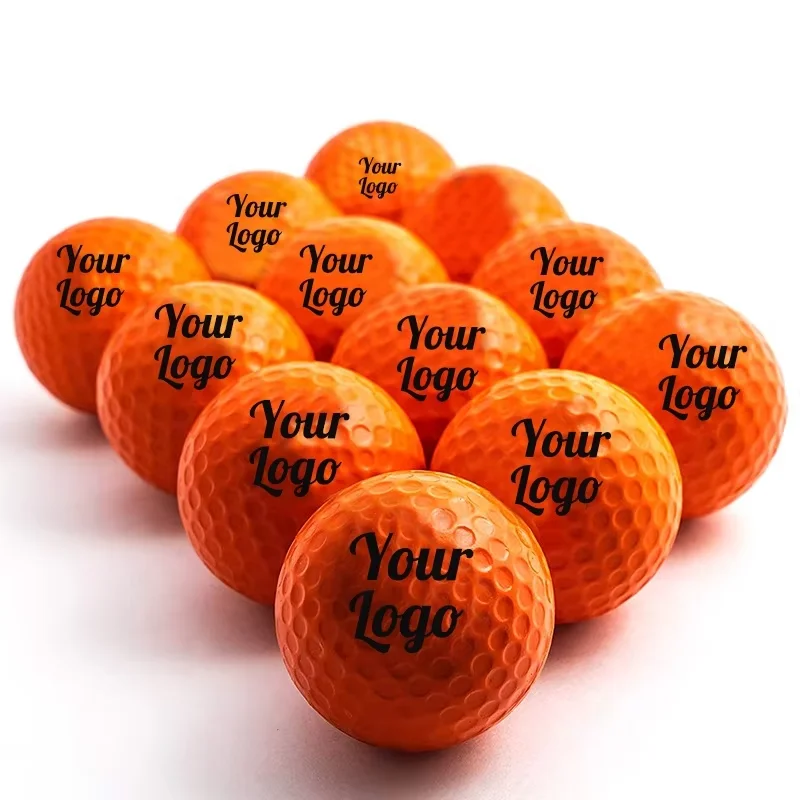Factory Wholesale Bulk 2 3 4 Layer Piece Range Tour Distance Soft Surlyn Or Urethane Custom Logo Colorful Golf Ball