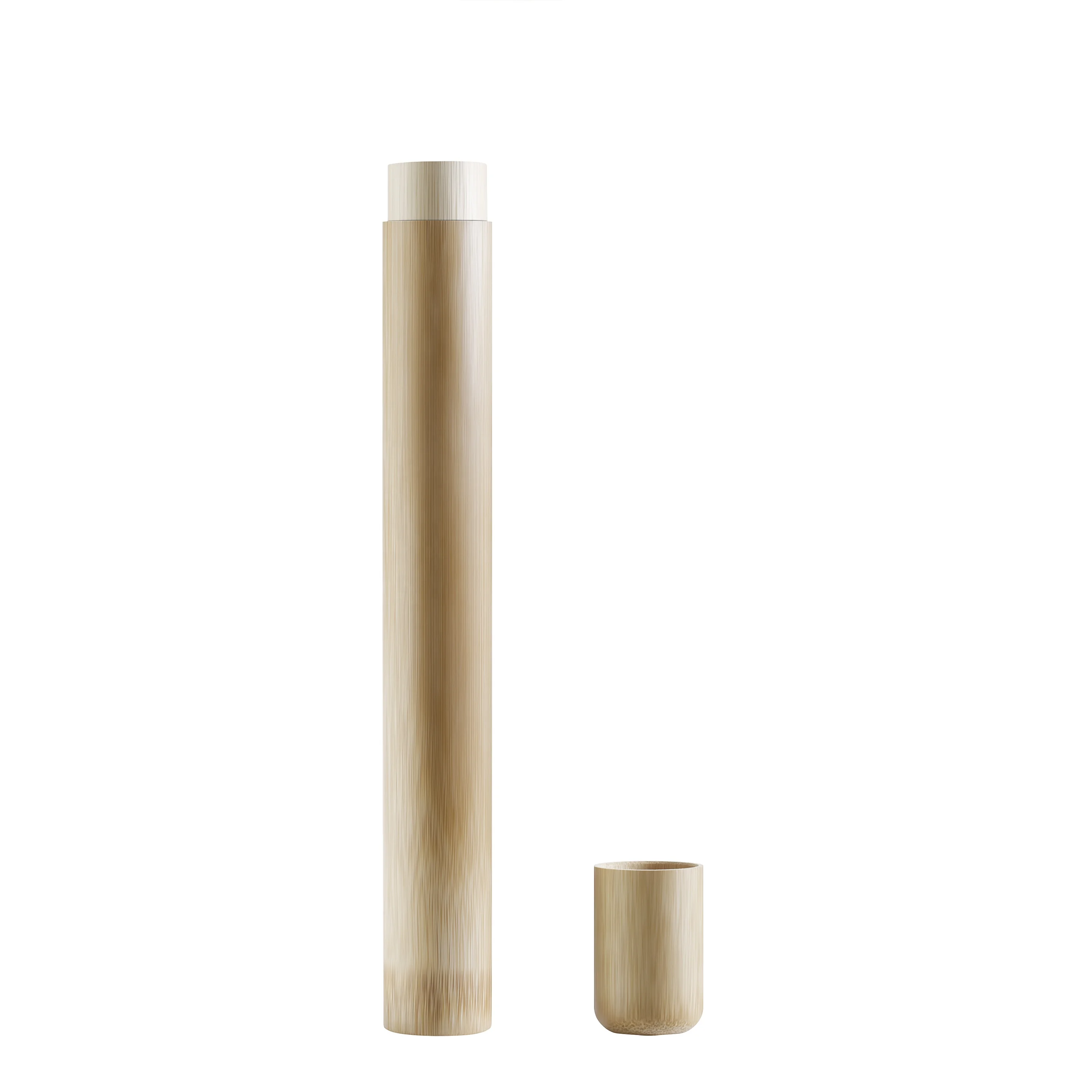 BTC BPA Free Biodegradable Private Label Logo Eco Custom Bamboo Travel Case